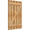 Ekena Millwork Spaced Board-n-Batten Shutters w/Z-Bar, Rough Sawn Western Red Cedar, 28 7/8W x 42H, PR RBS06Z29X042RWR - alternate 4
